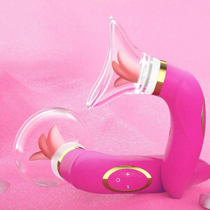 Klitoris-Lecker Zungenvibrator Nippel-Stimulator Orgasmus <span class=keywords><strong>Vagina</strong></span>-Saugvibrator Sexspielzeug für Frauen Weiblicher G-Punkt Dildo-<span class=keywords><strong>Vibrator</strong></span> - Product Image 5