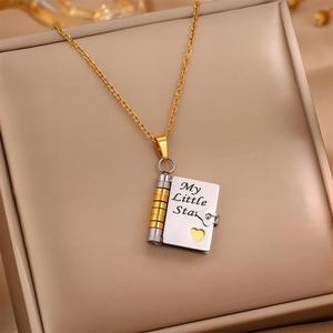 Collier My Little Star Book pour fille/fils, cadeau d'anniversaire, bijoux d'amour pour la remise des diplômes. - Product Image 2
