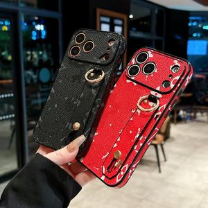 Coque de téléphone antichoc avec protection intégrale de l'appareil photo, vente en gros, étuis pour téléphone portable 17 Pro avec sangle de maintien pour le doigt et béquille - Product Image 5