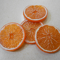 Kunstplastic Nep-Citroenschijfjes Voor Kerstversiering Fruitsimulatie Plakjes Fruit