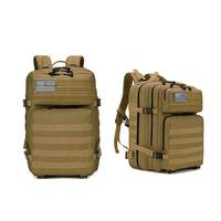 2025 baru tas taktis ransel tahan air Molle sistem Assault Pack perlengkapan bertahan hidup berkemah luar ruangan peralatan olahraga kapasitas besar