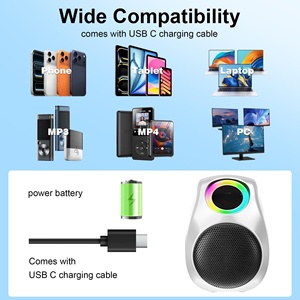 ลำโพงพกพา ไฟ RGB ไร้สาย มินิ บลูทูธ ลำโพงกลางแจ้ง 30W เสียงเบสหนักแน่น แบตเตอรี่ 4000mAh ใช้งานได้นาน - Product Image 5