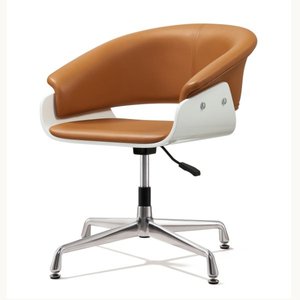 chaise de bureau en cuir moderne et confortable 36028-902/LDM03 - Product Image 3