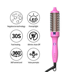 Plancha de Pelo de Aire Caliente de un Solo Paso con Pantalla LED, Placas Eléctricas de Turmalina y MCH para Peinar, Ideal para Uso Doméstico o en Autocaravanas - Product Image 6