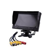 Monitor LCD TFT de 9 pulgadas para camión de alta calidad, compatible con conector macho de aviación, interfaz AV, interfaz BNC,