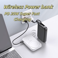 Tendance 2026 : Nouvelle Batterie Externe Mini Portable 10000mAh, Charge Rapide 15W, Magnétique Sans Fil pour iPhone
