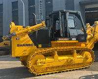 Bulldozer sur chenilles de 37 tonnes, 257 kW, avec ripper à 3 dents, performances de travail sur pentes fortes, chaussures de chenilles résistantes aux chocs