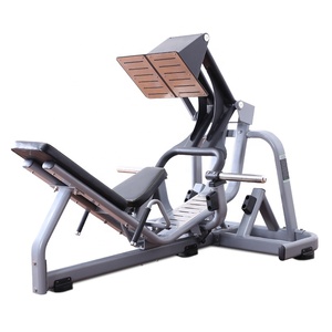 Hete Producten Commerciële Gymapparatuur Pin Geladen Krachttraining Hack Squat 45 Graden Beenpersmachine - Product Image 1