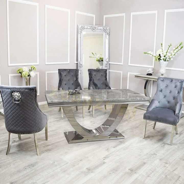 Dining Room Furniture High End Stainless Steel Restaurant Table