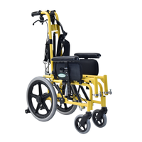 Fauteuil roulant manuel réglable en hauteur avec cadre en alliage d'aluminium certifié CE de haute qualité, roulettes en PU de 6 pouces et pneus pneumatiques de 16 pouces, avec accoudoirs rabattables