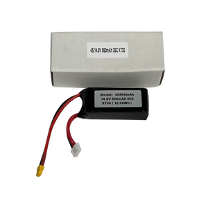 FPV <span class=keywords><strong>Lipo</strong></span> Drone pin 4S 14.8V 850mAh 35C 70C <span class=keywords><strong>LiPo</strong></span> pin cho RC bóng đá bay không người lái với XT60 kết nối - Product Image 5