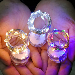 <span class=keywords><strong>Guirlande</strong></span> <span class=keywords><strong>Lumineuse</strong></span> LED en Fil de Cuivre pour Décoration de Fête de Mariage, Sapin de Noël, 1m, 2m, 3m, 5m - Product Image 3