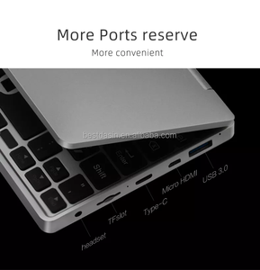 Venta de Netbooks a Precio de Fábrica, Diseño Más Reciente, Mini Laptop de <span class=keywords><strong>7</strong></span> Pulgadas con Pantalla de 1024x600, <span class=keywords><strong>N3350</strong></span>, Rotación de 360 Grados, 8+128 GB - Product Image 6