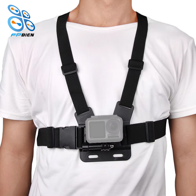 Chest Mount Harness Compatible for Hero 10 9 8 7 6 5 4 3 3 Max Osmo Action Camera Accessories Adjustable Chest Strap