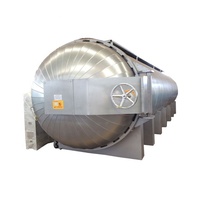 Autoclave de vulcanisation horizontale en caoutchouc certifié CE avec moteur PLC et équipement de vulcanisation haute température pour roulements et moteurs