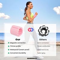 Accessoires de Pilates, équipement de gym en gros, poids de cheville et de poignet en silicone magnétique réglable avec logo personnalisé, 2 lb, 4 lb, unisexe