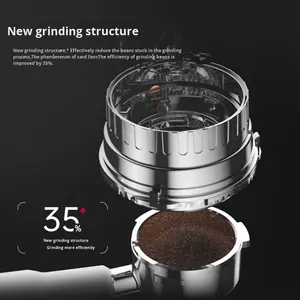 Petite Machine Espresso Domestique Automatique Chaud/Froid Double Extraction Broyage Électrique pour UE/US Commerce Extérieur Café Brassage - Product Image 4