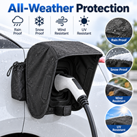 Housse de protection personnalisée pour port de charge de véhicule électrique, imperméable, protection contre la pluie et la neige, tissu Oxford, housse de protection pour prise de charge de véhicule, OEM ODM
