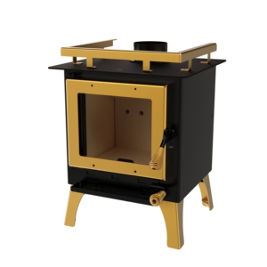 Poêle à bois ultra-compact et léger en acier au carbone <span class=keywords><strong>pour</strong></span> tente, cabane, camping-car - Product Image 2