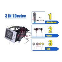 Appareil de physiothérapie 3-en-1 : ventouses EMS, thérapie par ondes de choc électromagnétiques 448 kHz, et radiofréquence Tecar pour le soulagement de la douleur et la dysfonction érectile