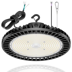 Stock US 100-300W 200 Watt IP65 Industrial Lampara Hi Bay Lamp Warehouse Highbay Ufo <b>Light</b> High Bay Led for Gym Garage - Product Image 1