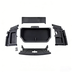 AILITA Ensemble de 5 pièces en ABS pour compartiment de voiture, plateau de rangement avant pour coffre, pour Chery Icar 03 - Noir, décoration extérieure de rechange - Product Image 1