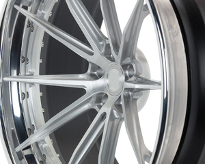Jantes forgées en aluminium 3 pièces, jantes multi-pièces à rebord progressif, PCD personnalisé 5X100 5X108 5x114.3 5x112 5x115 5x120, modèle Mustang 3 S Y X - Product Image 3