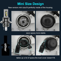 Nouvelles ampoules LED mini phares H1 H7 9005 H4 6000K 12000 Lumens à branchement direct pour Golf