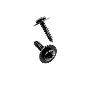 Tornillos autorroscantes de cabeza Phillips negros 6x18 métricos para fijaciones metálicas, piezas de modificación de guardabarros de coche, clips de tornillos de hierro - Product Image 3