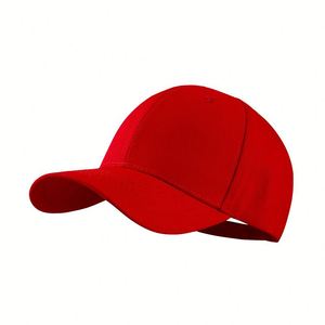 Gorra Deportiva Roja, Negra, Blanca y Rosa con Logotipo Bordado, Hebilla Ajustable, Gorra de Béisbol - Product Image 4