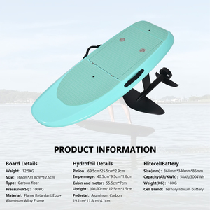 Custom Logo Wholesale Surfboard Hydrofoil E-Foil <b>Kit</b> Carbon Fiber Hydrosurfing Remote Control Offshore Waters 45km/h 07 Custom E - Product Image 5