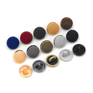 Usine de boutons KUNSHUO, boutons métalliques pour uniformes, couture, zamac, logo personnalisé, 8 mm, 9 mm, 10 mm, 11 mm, mini boutons métalliques à tige pour manteaux et vêtements - Product Image 1