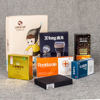 Customized Product Small Box , Plain White Cardboard Paper Box for Medicine Supplement Bottle Paper Box Packaging