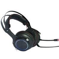 Auriculares estéreo para juegos con cable Virtual 7,1 con micrófono y luz RGB