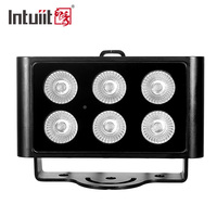 IP65 6x5W RGBW 4 en 1 DMX LED Wash Light Outdoor City Color Arandela de pared arquitectónica Focos de luz de inundación LED
