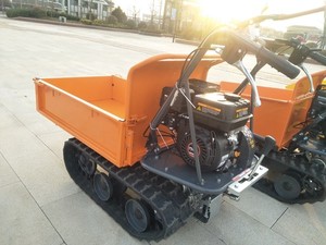 Elektrische hydraulische minidumper, 300 kg laadvermogen, compacte kruiwagen voor bouw, landbouw en tuintransport - Product Image 6