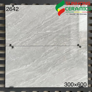 Phòng tắm nhà bếp 300x600 gạch ốp tường màu xám gạch ốp tường nội thất màu trắng tinh khiết - Product Image 5