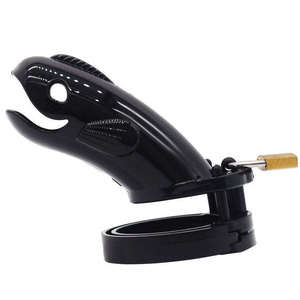 Juguetes Sexuales de Bondage Gay BDSM, Jaula de Castidad Masculina de Silicona, Jaula de Castidad Masculina de Plástico, Sissy - Product Image 6