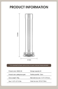 Support Présentoir Tour à Capsules de Café Argenté pour <span class=keywords><strong>Nespresso</strong></span> <span class=keywords><strong>Original</strong></span>, Contenance Jusqu'à 40 Pièces - Product Image 4