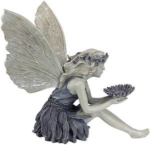 Enfeites de fadas de jardim, decoração ao ar livre, estatueta de anjo, jardim, estátua de fadas, realista, antiga, escultura de artesanato - Product Image 2