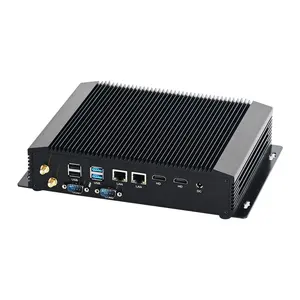 MiniTree industrial pc i7 1065G7 i5 1035G1 Digital Signage Embedded Pc Player Industrial Computer Dc 12v Dual Lan 2*HD Mini Pc