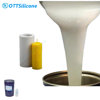 Silicone liquide pour fabriquer un moule à bougie RTV-2 caoutchouc de silicone