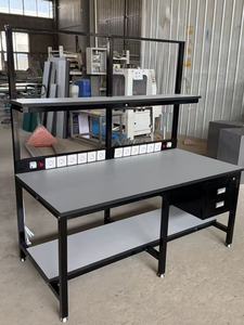 Leenol Lagerräumungsverkauf Arbeitstisch mit Schublade Antistatischer Arbeitsplatz ESD Aluminium-Werkbank für Montagelinie - Product Image 4