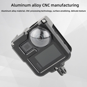 Construir nueva marca Venta caliente Diseño de moda Oro Negro Rojo Azul Rosa Color Aleación de aluminio para <span class=keywords><strong>Gopro</strong></span> <span class=keywords><strong>Max</strong></span> <span class=keywords><strong>360</strong></span> Funda para <span class=keywords><strong>cámara</strong></span> - Product Image 4