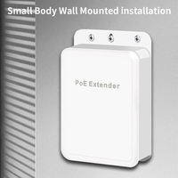 Extensor PoE de Pared de 90W para Cámaras CCTV y AP, 5 Puertos Cat6 RJ45, Extensor PoE Gigabit Impermeable 1 Entrada 4 Salidas, Venta Caliente de Fábrica