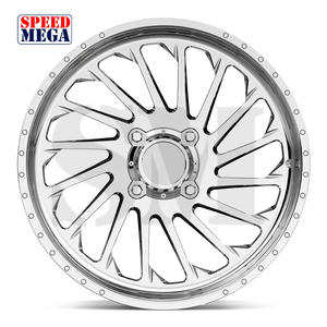 Jantes personnalisées 24x7J 26x12 30x16 8x170 8x180 8x6.5 6x5.5 en alliage d'aluminium T6061-T6 poli forgé pour tout-terrain - Product Image 3