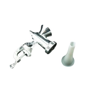 Embutidora manual de salchichas, picadora de carne de acero inoxidable con manivela, fácil de operar para uso doméstico - Product Image 1