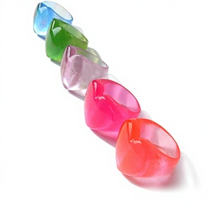 Custom Handmade <b>Resin</b> <b>Rings</b> for Women Colorful Artistic Statement <b>Rings</b> Lightweight Fashion Jewelry Accessories for Boutique - Product Image 1
