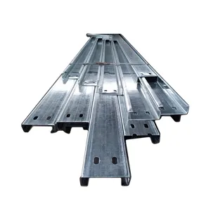 פרופילי פלדה סעיף c purlins התגלגל קר מגולוון מחורר פלדה