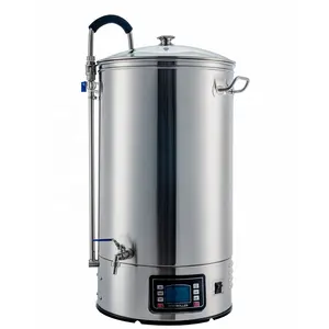 Factory Directly Supply 40L 50L All In One Beer Brewing Equipment/Stainless Steel Homebrew Equip/ Electric Beer Mash Tun